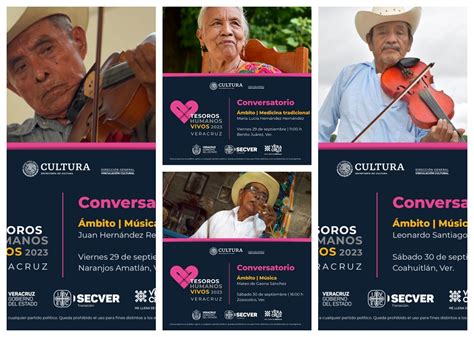 Realiza IVEC Programa De Conversatorios Con Tesoros Humanos Vivos De