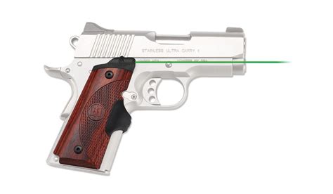 Lg 902g Green Master Series™ Lasergrips® Rosewood For 1911 Compact