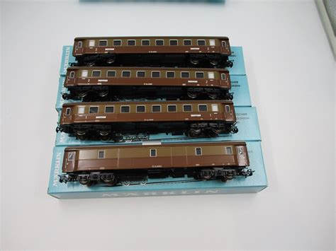 M Rklin Italienisches Schnellzug Wagen Set Tin Plate Teilig