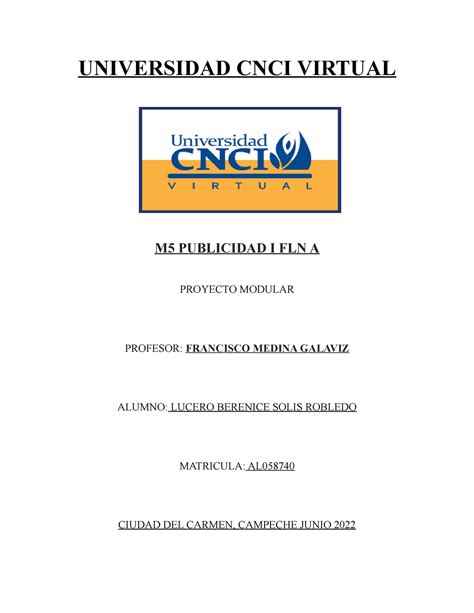 Proyecto Modular Universidad Cnci Virtual M Publicidad I Fln A