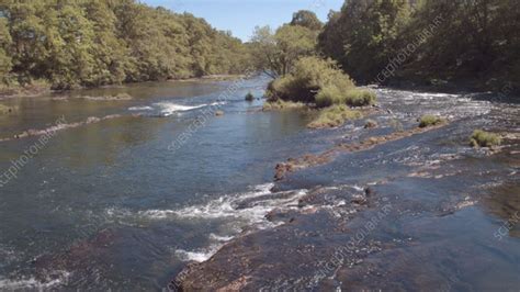 River Wye, Wales, UK - Stock Video Clip - K010/9896 - Science Photo Library