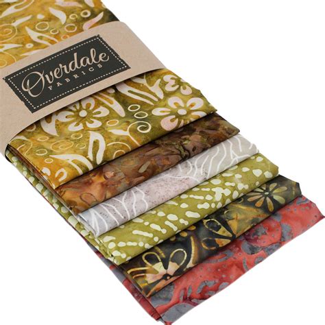 Fat Quarters Bundle Earthy Tones Overdale Fabrics