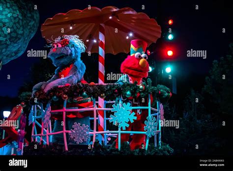 Orlando Florida November 24 2019 Rosita And Elmo At Sesame Street