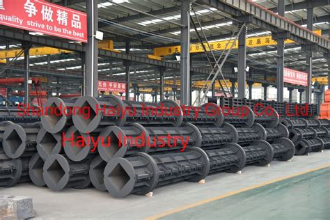 Concrete Hollow Square Pile Steel Molds Prestressed Concrete Spun Rould