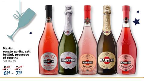 Martini Champagne Sparkling Wijn Prosecco Folder Aanbieding Bij Coop