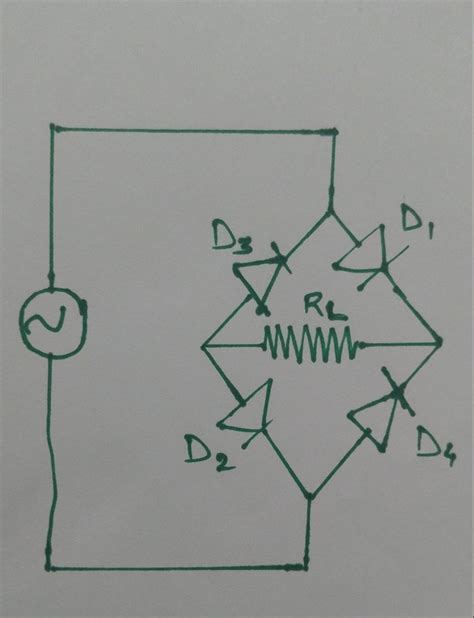 ☑ Full Wave Bridge Rectifier With Zener Diode