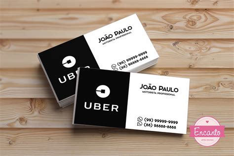 Cart O De Visita Uber Arte Digital Elo Produtos Especiais