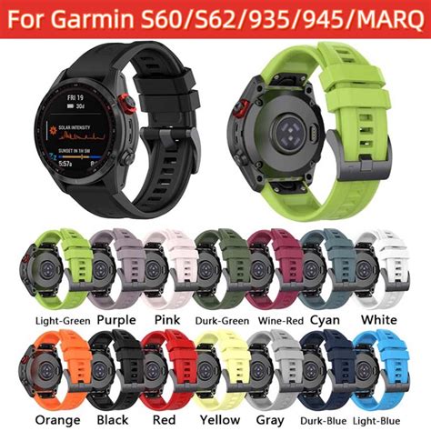 สายนาฬกาขอมอ 22 มม แบบเปลยน สาหรบ Garmin Approach S60 S62 MARQ