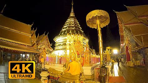 TEMPLO DE WAT PHRA THAT DOI SUTHEP CHIANG MAI WALKING TOUR 4K YouTube