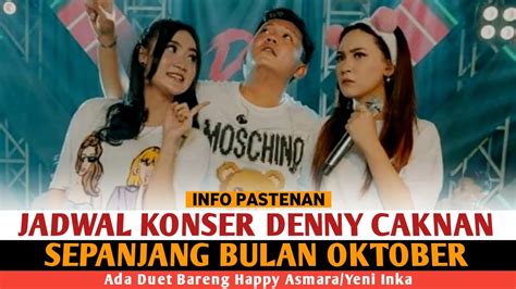 Jadwal Konser Denny Caknan Bulan Oktober 2022 Keliling Pulau Jawa