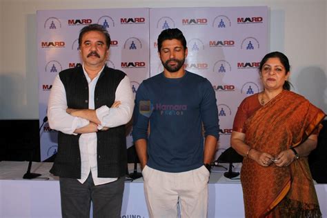 Farhan Akhtar At The Press Conference Of Bas Ab Bahut Ho Gaya Campaign