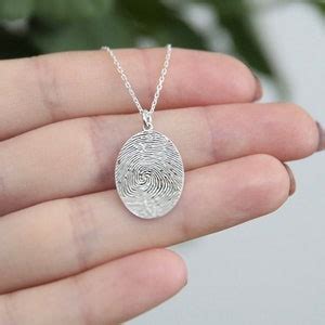 Fingerprint Jewelry Etsy