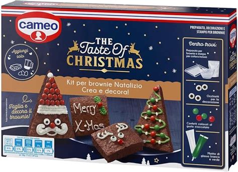 Cameo Kit Per Brownie Di Natale The Taste Of Christmas Per Brownie