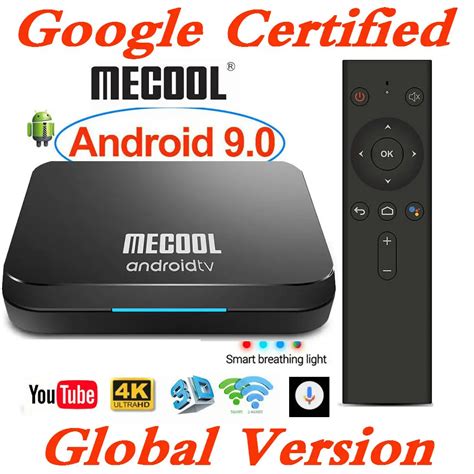 Google Certified Mecool Tv Box Android Km Pro Androidtv Gb