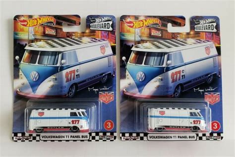 HOT WHEELS Boulevard 2020 Volkswagen T1 Panel Bus LOT OF 2 EBay