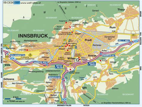 Innsbruck Map