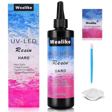 Uv Resin Wealike Uv Resin Kit G Ultraviolet Curing Epoxy Resin For