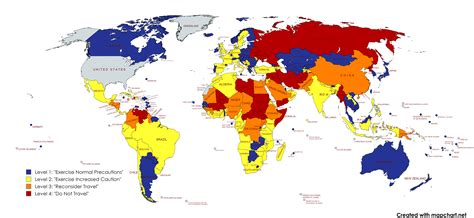 U.S. State Department Travel Advisories as of February 3, 2024 : r