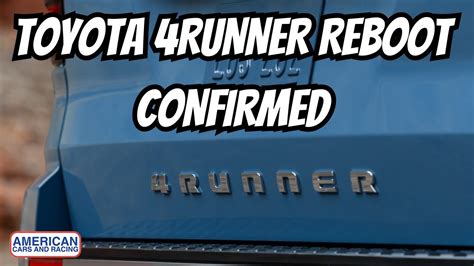 First Look Toyota Runner Revealed In Photo Youtube