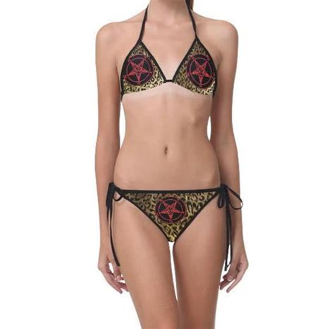 Electric Hellfire Baphomet Bikini Set Or Separates Etsy