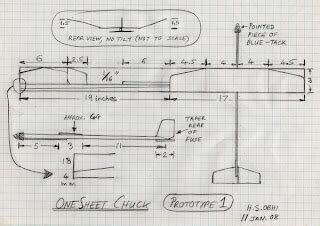 Chuck Glider S Model Aircraft Jotter Chuck Glider From One 1 16 Balsa