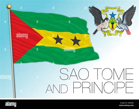 Sao Tome National Flag Stock Vector Images Alamy