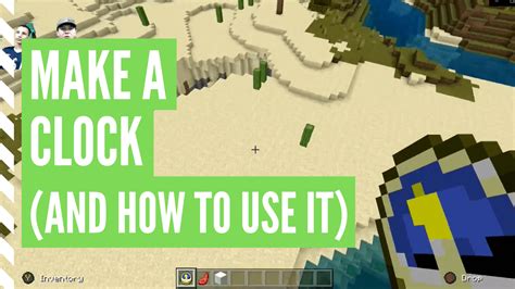 How To Make A Clock In Minecraft Minecraft Clock Tutorial