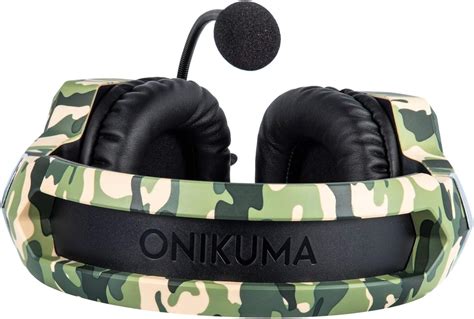 Onikuma K8 RGB Camouflage Gaming Headset Noise Cancelling Mic Camo