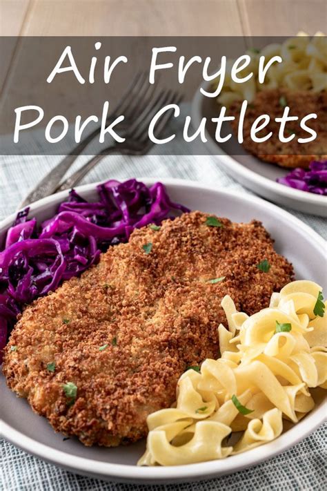 Crispy Air Fryer Pork Cutlets