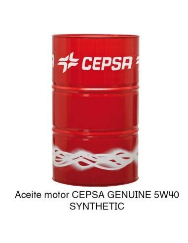 Aceite Motor Cepsa Genuine W Synthetic