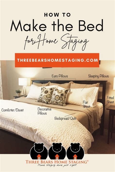 How To Make The Bed For Home Staging Three Bears Home Staging®