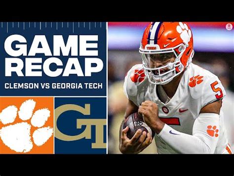 No 4 Clemson DEFEATS Georgia Tech In College Football S Week 1 Finale