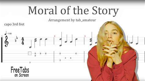 Ashe Moral Of The Story Guitar Tabs Youtube