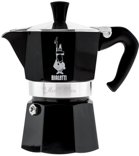 Bialetti Moka Express Stovetop Espresso Maker Black Crema