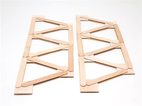 Make a Warren Truss Bridge with Popsicle Sticks | Make: