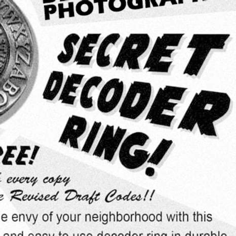 Super Secret Decoder Ring | kshpresents