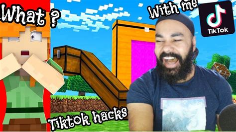 Viral Tiktok Hacks Minecraft In Hindi Testing Viral Tiktok Minecraft