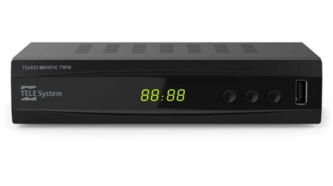 Telesystem TS6822 DVB T2 HEVC 10bit Doppio Tuner Con PVR Vers Sw 178