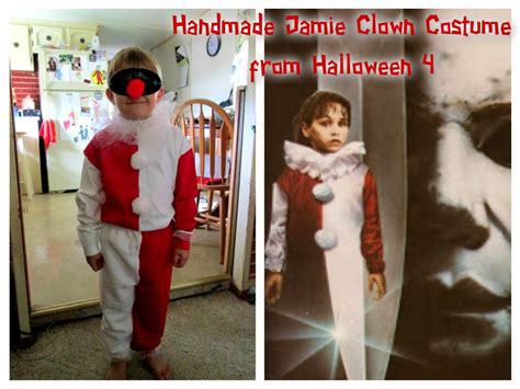 My Son S Handmade Also Hand Sewed Jamie Clown Costume From Halloween 4 Revenge Of Michael