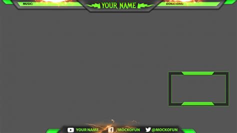 Free Stream Overlay Template - MockoFUN