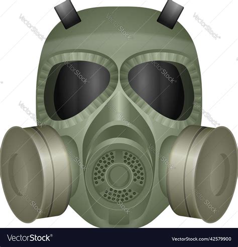 Gas Mask Royalty Free Vector Image VectorStock