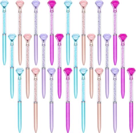 Jiebor 24pcs Diamond Pen Rhinestone Crystal Ballpoint Pens