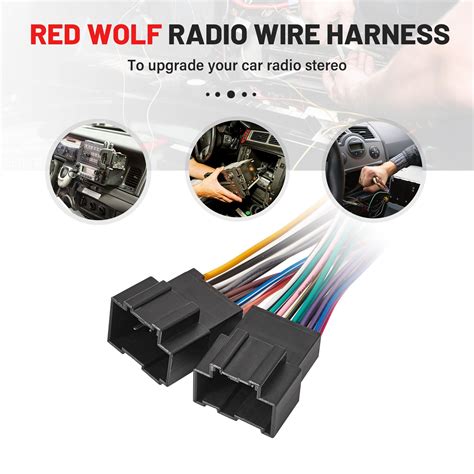 Mua Red Wolf Car Aftermarket Radio Stereo Wiring Harness Adapter