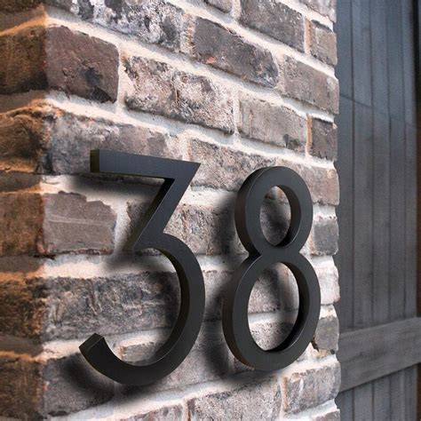 Bespoke Modern House Door Numbers Door Numbers Stylish Etsy Uk