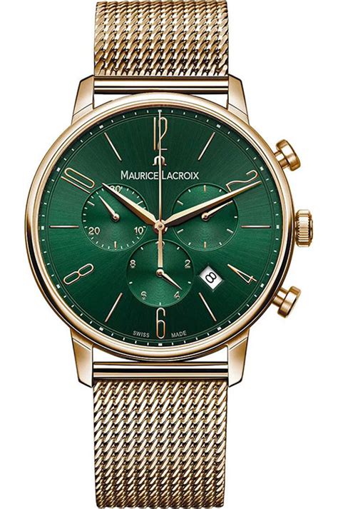 Maurice Lacroix Eliros 40 mm Watch in Green Dial