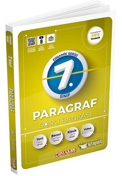 7 Sınıf Paragraf Soru Bankası Dinamo Yayınları 9786057300911