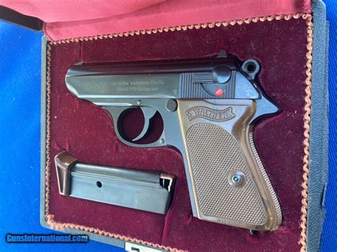 Walther Ppk 380 1968 In Factory Presentation Case