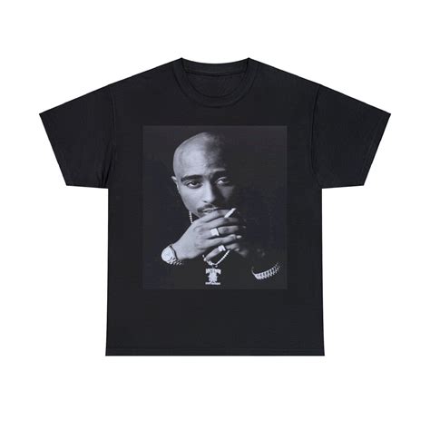 2pac Tupac Shakur T Shirt Vintage 2pac Rapper Hip Hop Legends Etsy