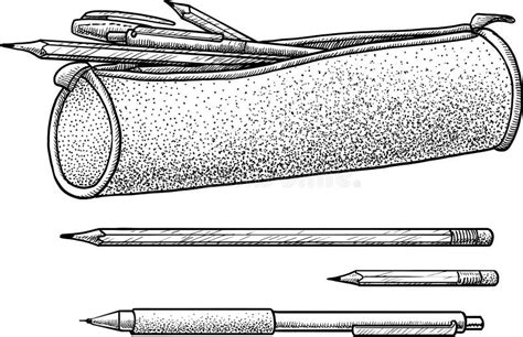 Recogida De Equipos De Oficina Ilustración Dibujo Grabado Tinta