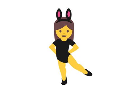 Dancing Bunny Ears Girls Emoji Cricut Svg File Etsy Ireland